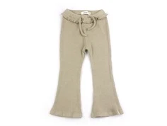 Lil Atelier travertine melange strik bootcut legging